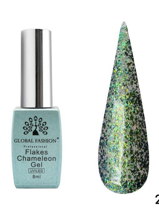 Oja semipermanenta Flakes Chameleon 8ml, 225
