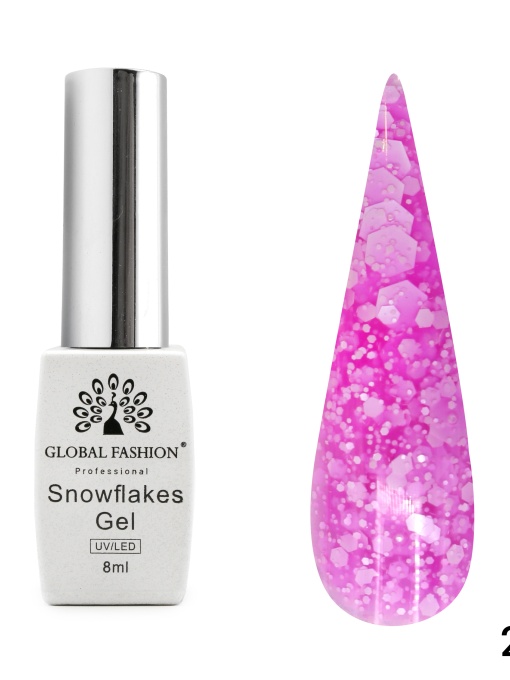 Oja semipermanenta Snowflakes 8ml, 237