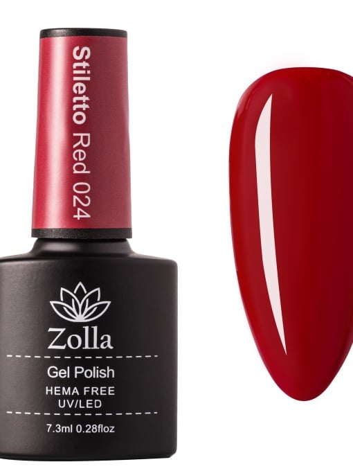 Oja Semipermanenta Zolla Hema Free Stiletto Red 024 - 7.3ml