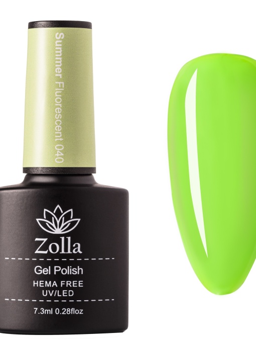 Oja Semipermanenta Zolla Hema Free Summer Fruorescent 040 - 7.3ml