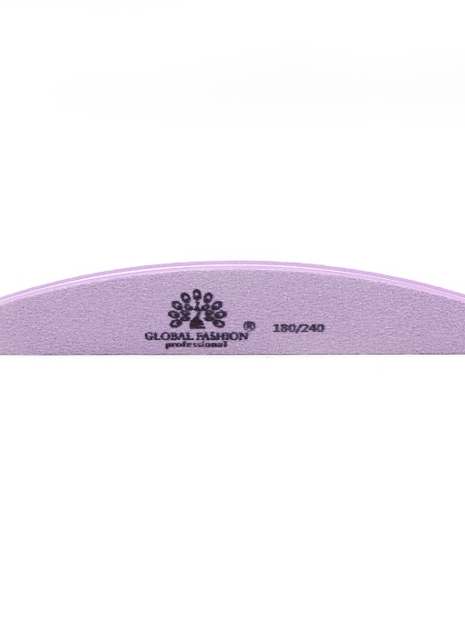 Pila buffer unghii, Global Fashion, 180/240, Violet