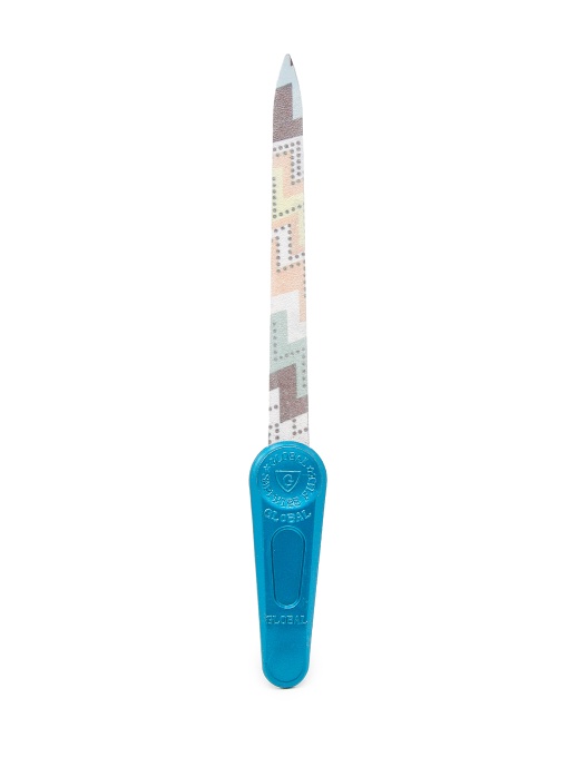 Pila metalica pentru unghii Global Fashion, albastra, small
