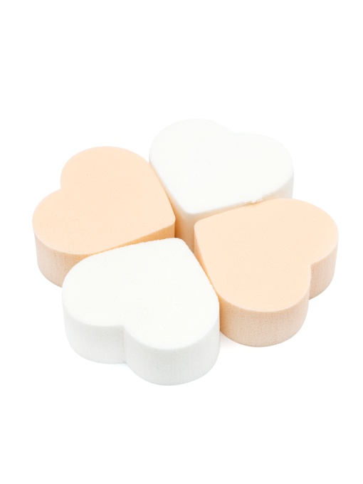 Set 4 bucati, burete make-up pentru fond de ten