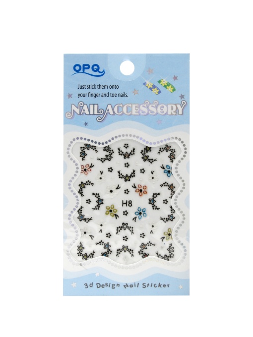 Sticker decor unghii 3D, Nail Accessory OPQ H8