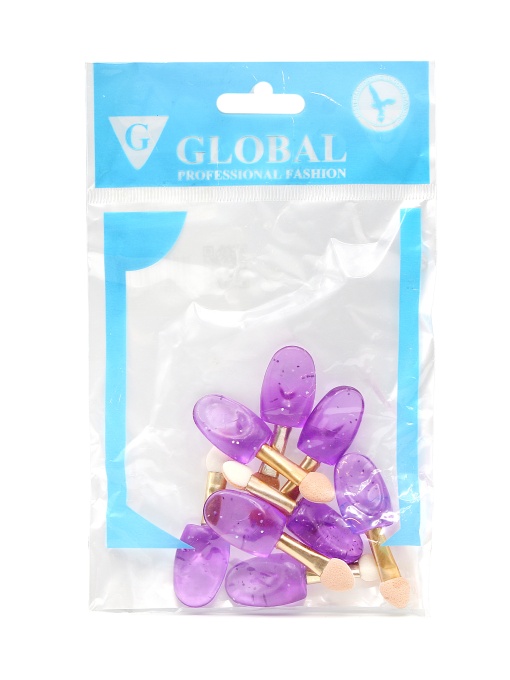 Un set de aplicatoare pentru umbre Global Fashion 8 buc, violet