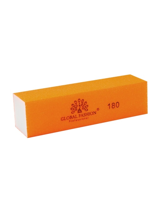 Buffer pentru unghii, granulatie 180, portocaliu