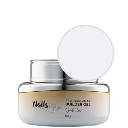 Gel UV Constructie unghii NailsUp Smile clear 30G