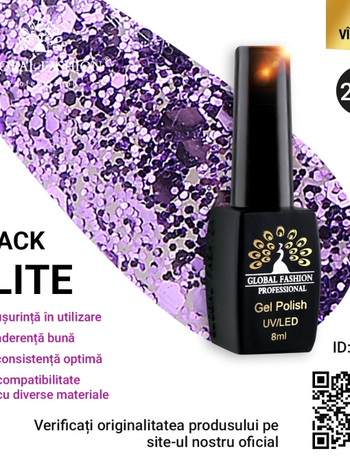 Oja semipermanenta BLACK ELITE, Global Fashion 8 ml, 208