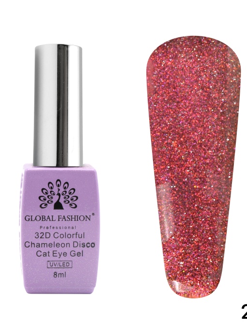 Oja semipermanenta Chameleon Disco 32D 8ml, 265