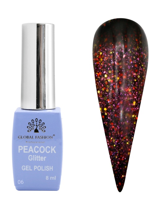 Oja semipermanenta Peacock 8 ml, 06