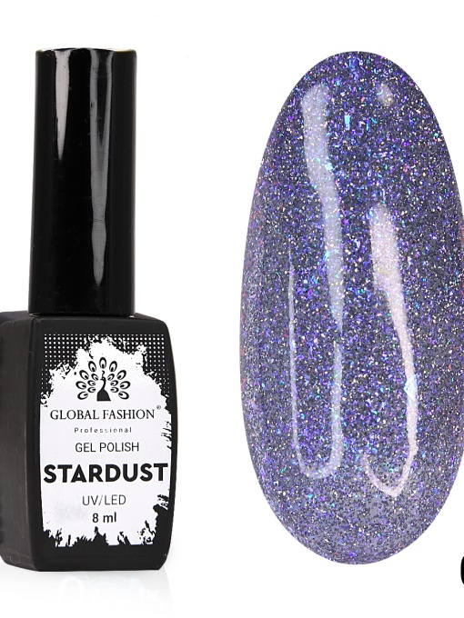 Oja semipermanenta Stardust, reflectorizant, Global Fashion 8ml, 05