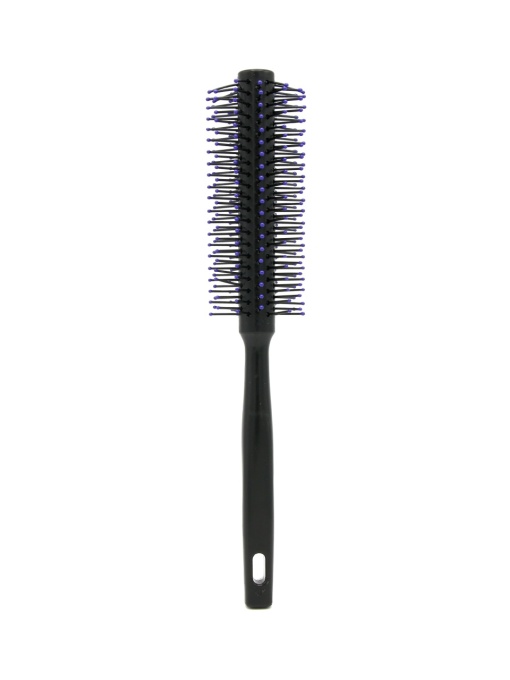 Perie de par circulara, 8510, negru/albastru