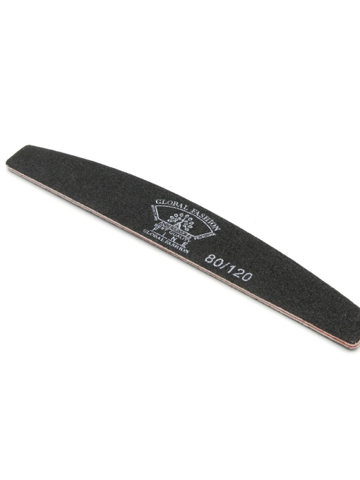 Pila unghii G11 Global Fashion, romb, neagra, granulatie 80/120