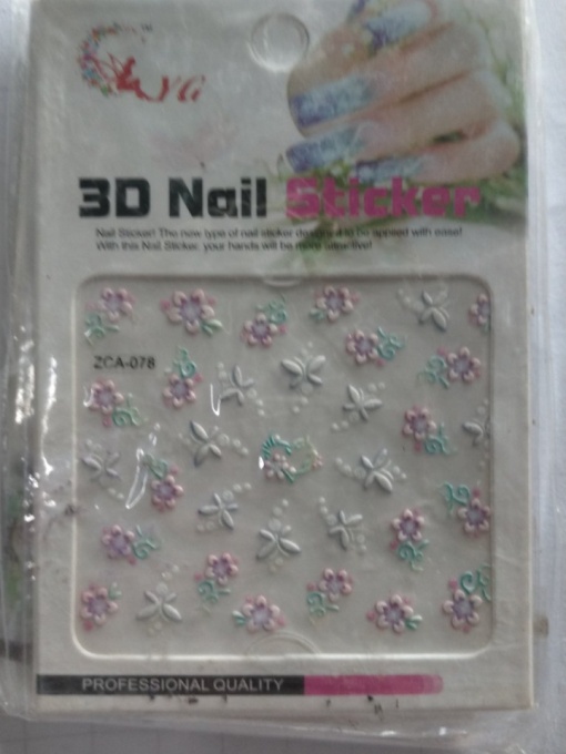 Abtibild 3D unghii, Nail Sticker ZCA-078