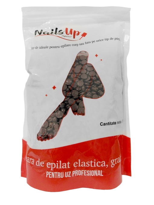 Ceara Epilat NailsUp, Elastica, Granule Chocolate, Maro 500g