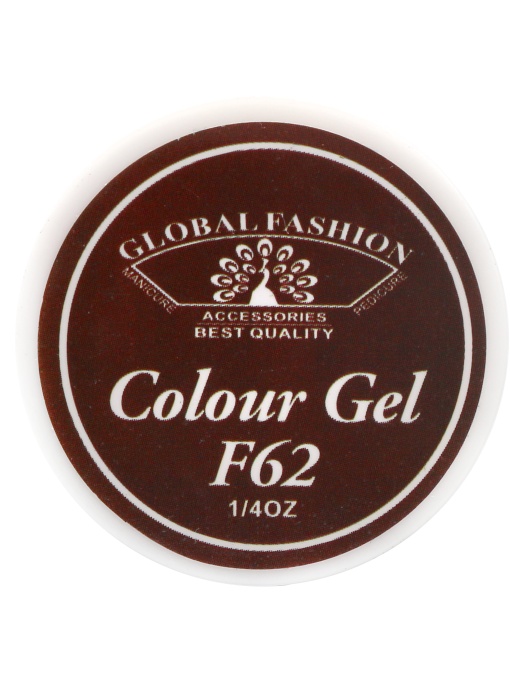 Gel color unghii, vopsea de arta, seria Rose Red, Global Fashion, 5gr, F62