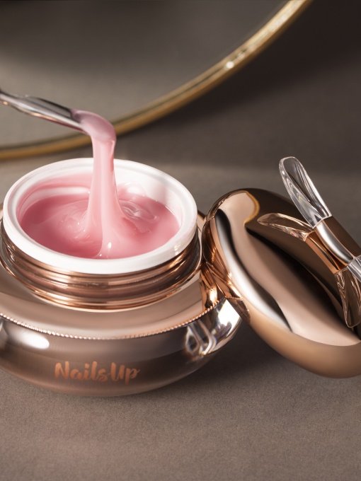 Gel Uv Constructie Unghii NailsUp Gelly 50g, 06 Sweet Pink