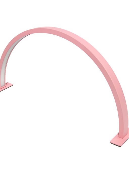 Lampa de masa, Led, Semicirculara, Roz