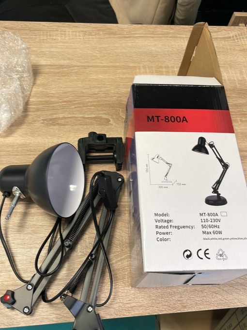 Lampă de masă SM-800C, neagra