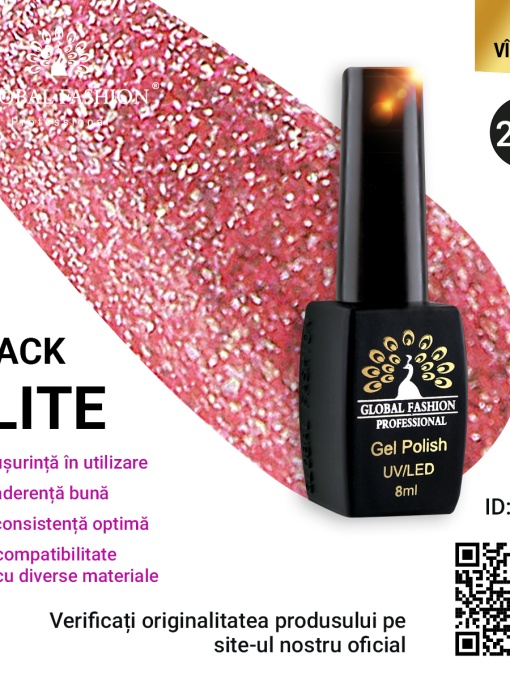 Oja semipermanenta BLACK ELITE, Global Fashion 8 ml, 215