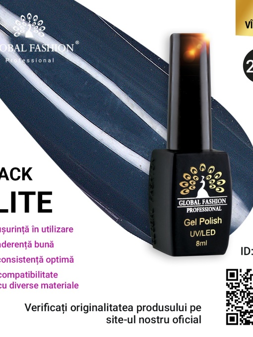 Oja semipermanenta BLACK ELITE, Global Fashion 8 ml, 244
