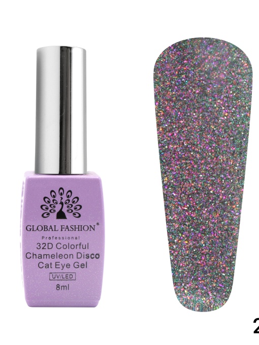 Oja semipermanenta Chameleon Disco 32D 8ml, 266