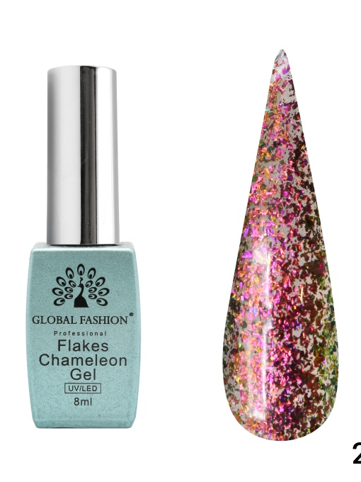 Oja semipermanenta Flakes Chameleon 8ml, 227