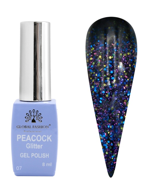 Oja semipermanenta Peacock 8 ml, 07