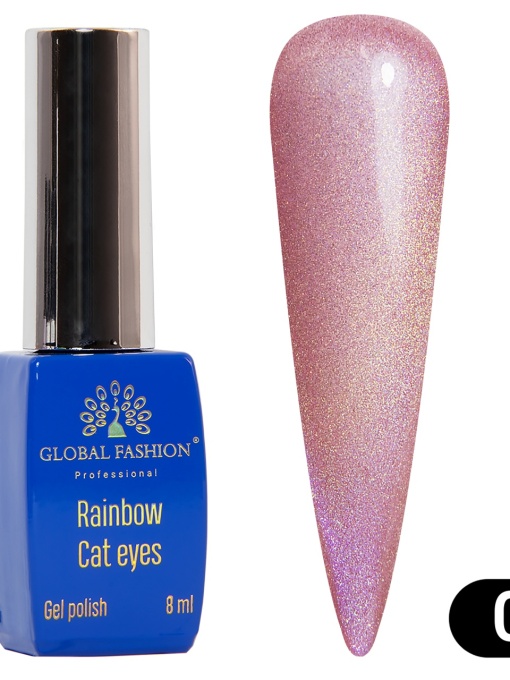 Oja semipermanenta Rainbow Laser Cat Eyes 8ml, 07