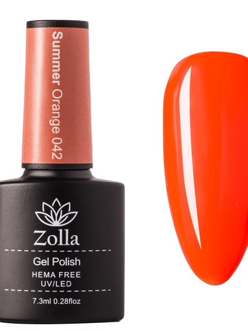 Oja Semipermanenta Zolla Hema Free Summer Orange 042 - 7.3ml