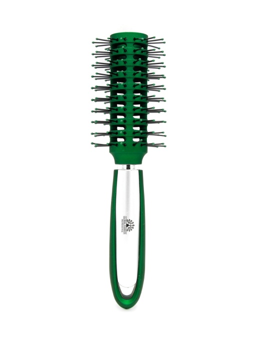 Perie de par circulara, 9518KMU, verde