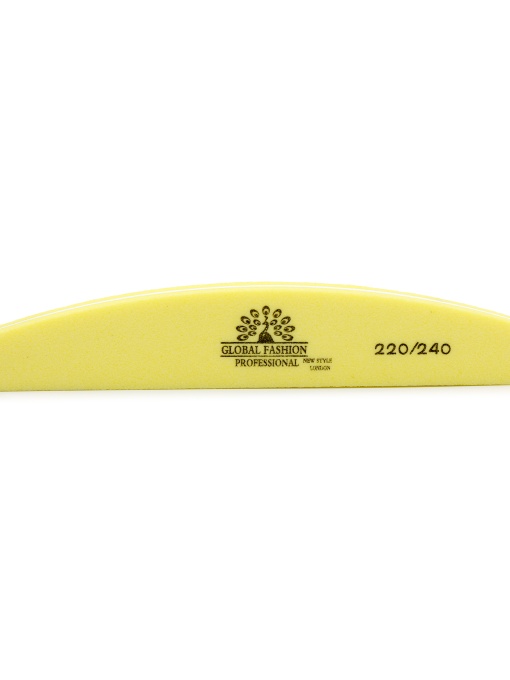 Pila buffer pentru unghii, granulatie 220/240, culoare galbena