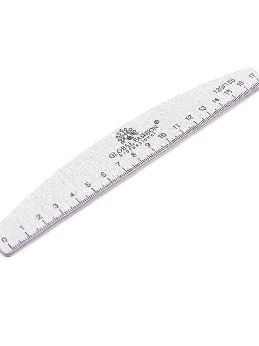 Pilă pentru unghii cu riglă, 120/150,1 buc