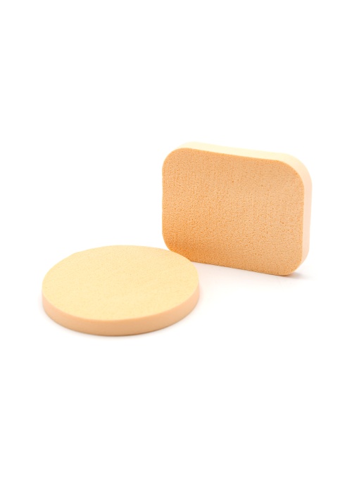 Set 2 bucati, burete make-up, pentru fond de ten, bej