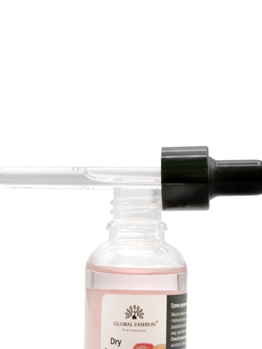 Ulei uscat pentru cuticule cu aromă de mere cu picurător, Global Fashion, 15 ml