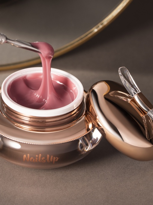 Gel Uv Constructie Unghii NailsUp Gelly 50g, 07 Blush Pink