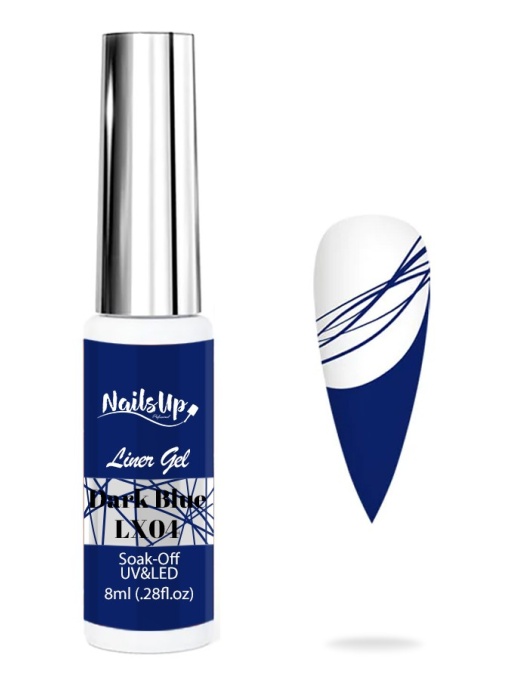 Liner Gel , NailsUp, 8 ml LX04, Dark Blue