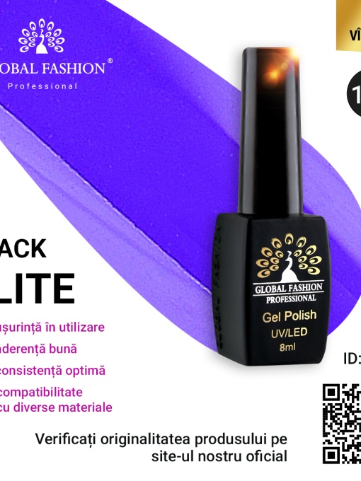 Oja semipermanenta BLACK ELITE, Global Fashion 8 ml, 183