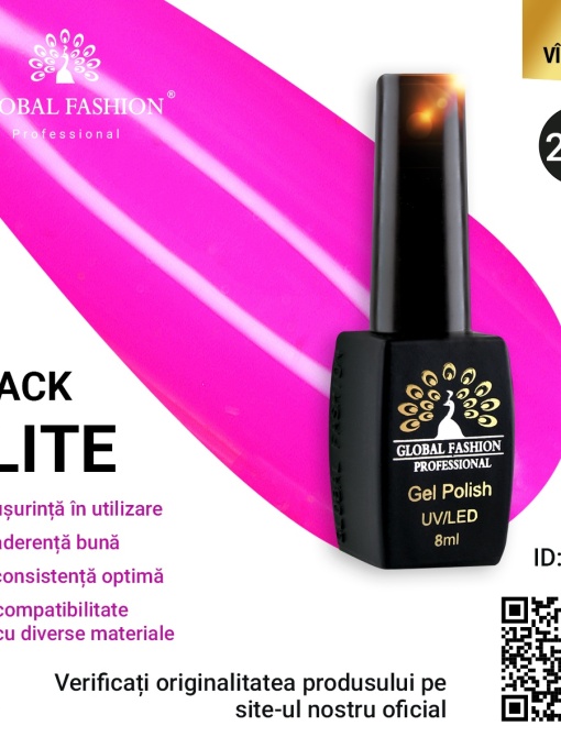 Oja semipermanenta Black Elite, Global Fashion 8 ml, 265