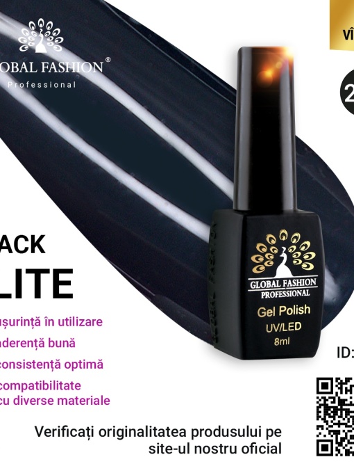 Oja semipermanenta BLACK ELITE, Global Fashion 8 ml, 284