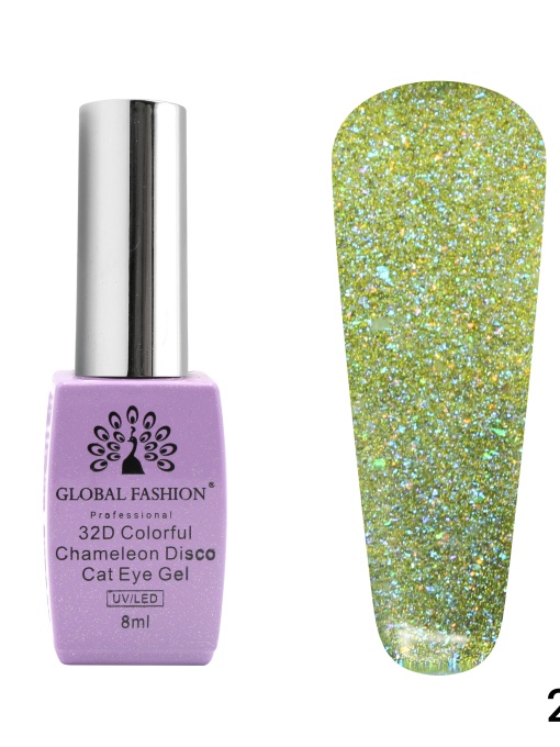 Oja semipermanenta Chameleon Disco 32D 8ml, 267