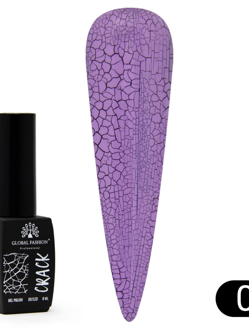 Oja semipermanenta CRACK, Global Fashion 8ml, 02