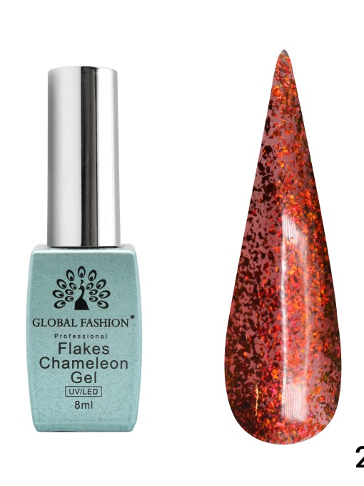 Oja semipermanenta Flakes Chameleon 8ml, 230