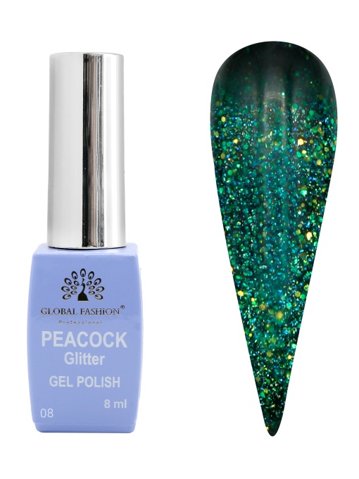 Oja semipermanenta Peacock 8 ml, 08