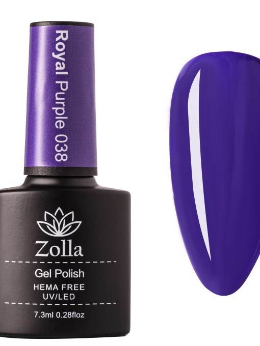 Oja Semipermanenta Zolla Hema Free Royal Purple 038 - 7.3ml