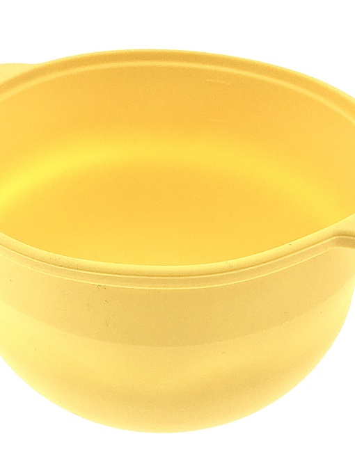 Bol pentru topit ceara, silicon, 400 ml, galben