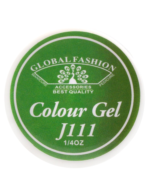 Gel color unghii, vopsea de arta, Global Fashion, 5gr, J111