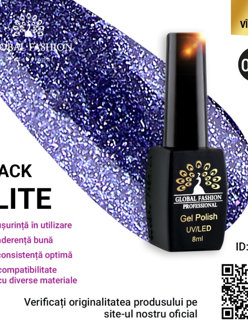 Oja semipermanenta Black Elite, Global Fashion 8 ml, 056