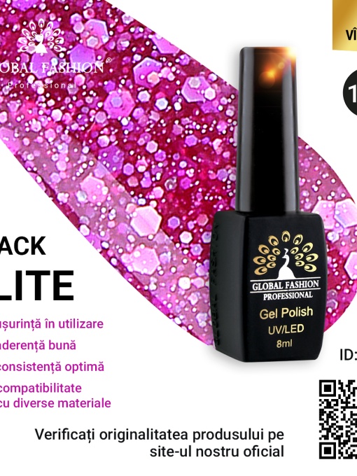 Oja semipermanenta BLACK ELITE, Global Fashion 8 ml, 145