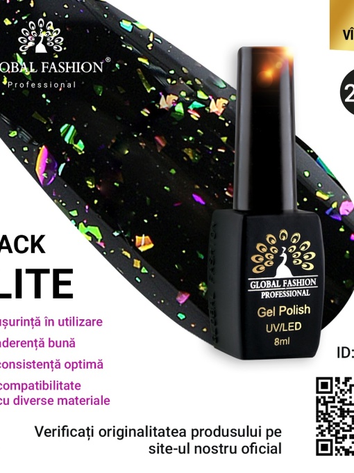 Oja semipermanenta BLACK ELITE, Global Fashion 8 ml, 210